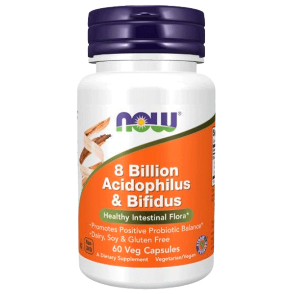 Vitamine și minerale Now Foods 8 BILLION ACIDOPH/BIFIDUS 733739029300  60 photo 1