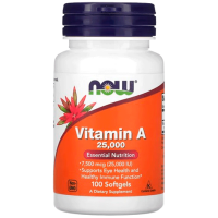 Vitamine și minerale Now Foods A 25000 IU 733739003409  100 capsule