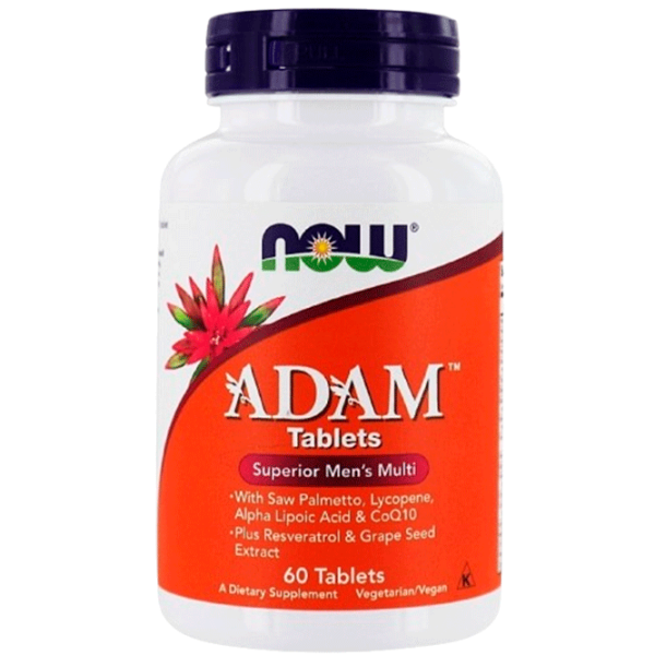 Vitamine și minerale Now Foods ADAM MALE MULTI 733739038753 60  photo 1