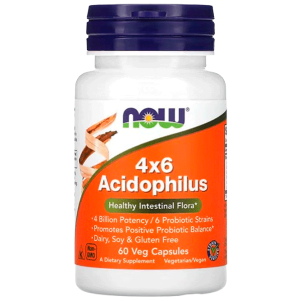 Витамины и минералы Now Foods 4x6 ACIDOPHILUS 733739029201  60 photo 1