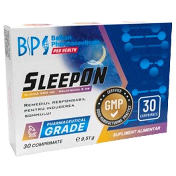 Vitamine și minerale Balkan Pharmaceuticals SleepON 4840982013065  30 capsule photo 1