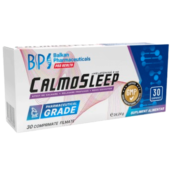 Vitamine și minerale Balkan Pharmaceuticals CalmoSleep 4840982013058 30  photo 2