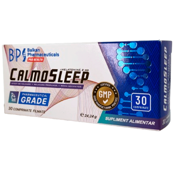 Vitamine și minerale Balkan Pharmaceuticals CalmoSleep 4840982013058 30  photo 3