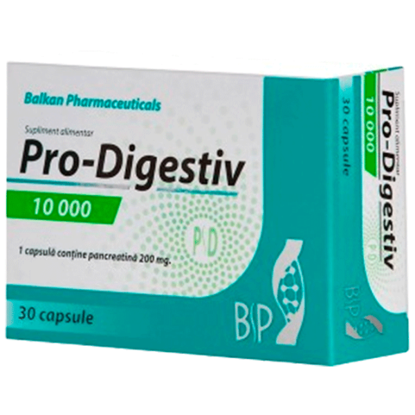 Vitamine și minerale Balkan Pharmaceuticals Pro-digestiv 4840982010873  30 capsule photo 1