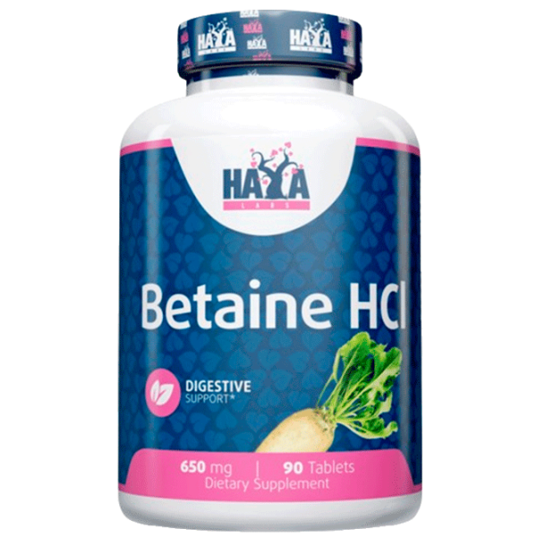Vitamine și minerale Haya Labs Betain HCL 853809007820 90  photo 1