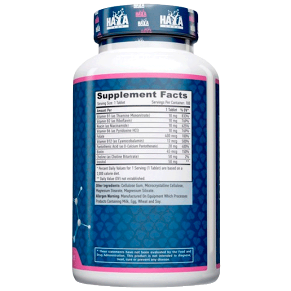 Vitamine și minerale Haya Labs B-Basic 853809007776 100  photo 2