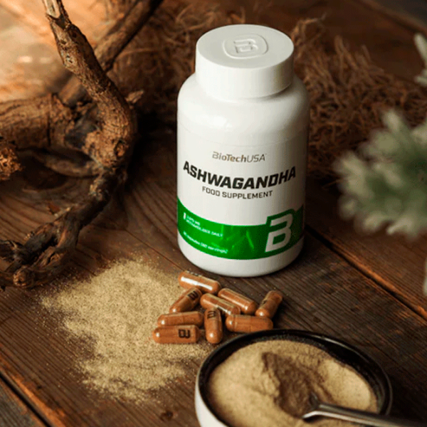 Vitamine și minerale BioTechUSA Ashwagandha 5999076236572  60 photo 2