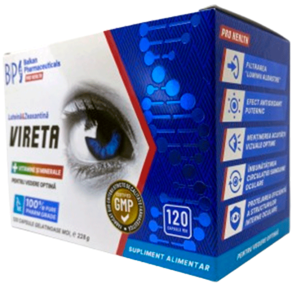 Витамины и минералы Balkan Pharmaceuticals Vireta 4840982011474  120 photo 2