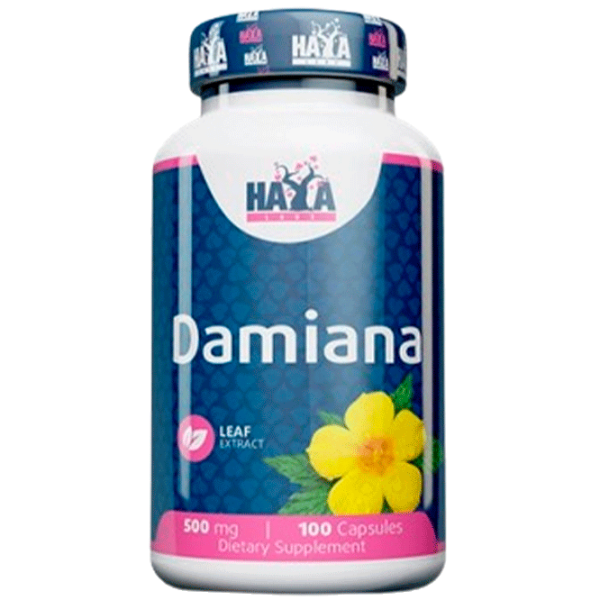 Vitamine și minerale Haya Labs Damiana Leaves 853809007042  100 capsule photo 1