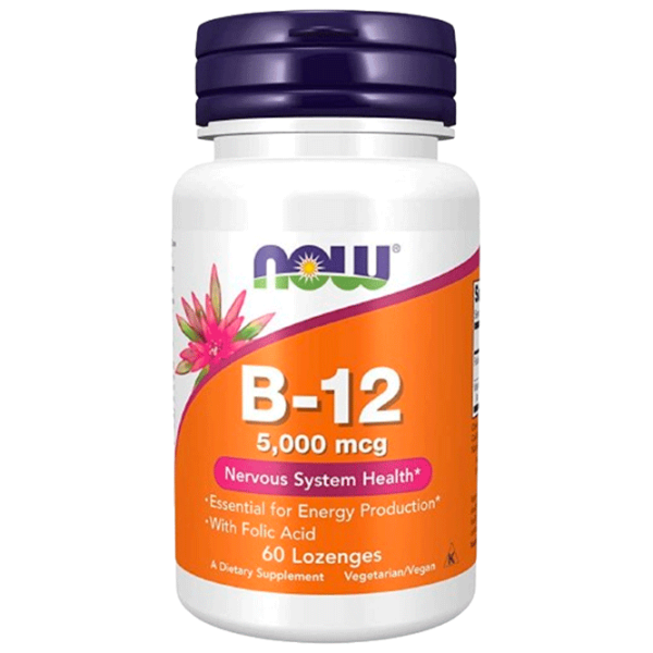 Витамины и минералы Now Foods B-12 5000mg + FOLIC 733739004628 60  photo 1