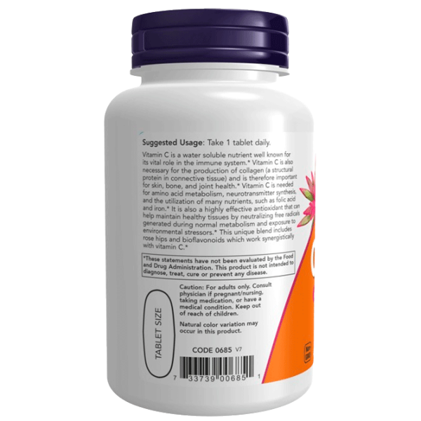 Vitamine și minerale Now Foods C-1000 733739006806 100  photo 3
