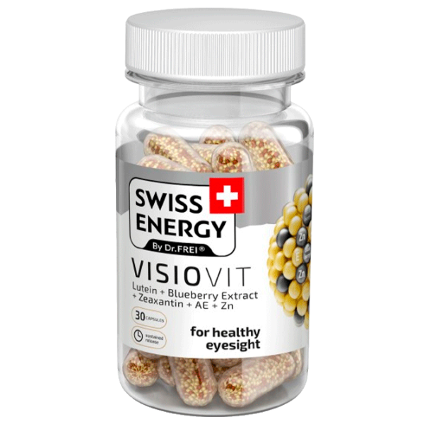 Vitamine și minerale Dr.Frei Swiss Energy VISIOVIT   30 capsule photo 1