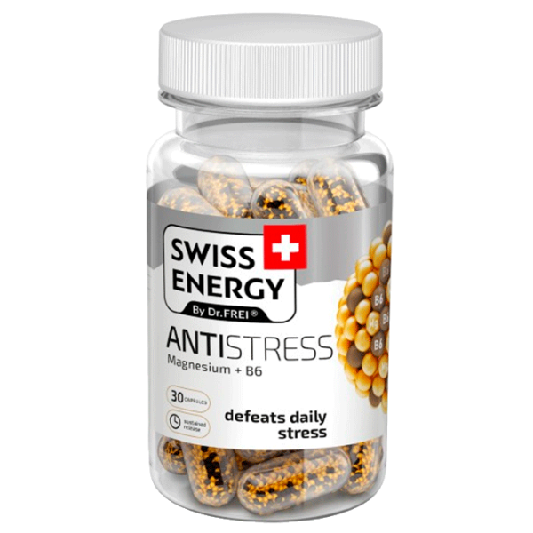 Vitamine și minerale Dr.Frei Swiss Energy ANTISTRESS   30 capsule photo 1