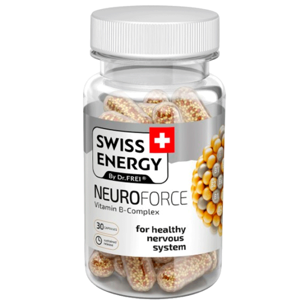 Vitamine și minerale Dr.Frei Swiss Energy NEUROFORCE   30 capsule photo 1
