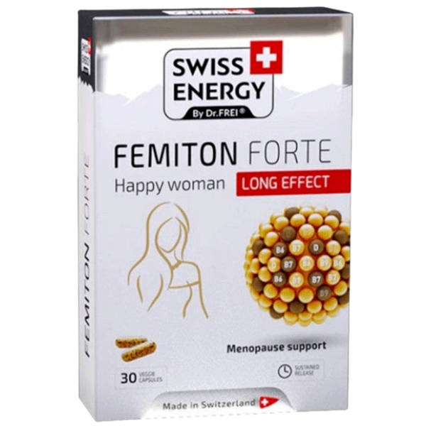 Витамины и минералы Dr.Frei Swiss Energy FEMITON FORTE   30 капсул photo 1