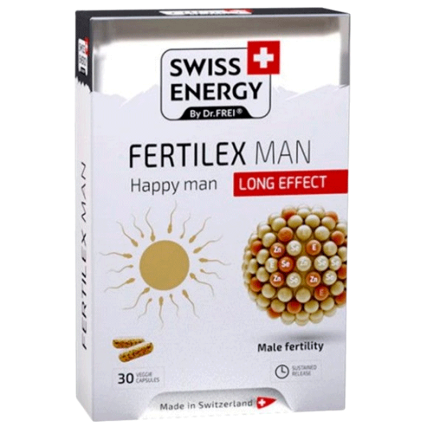 Vitamine și minerale Dr.Frei Swiss Energy FERTILEX MAN   30 capsule photo 1