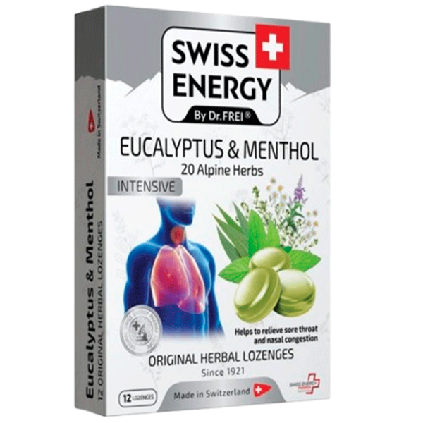 Vitamine și minerale Dr.Frei Swiss Energy 20 plante EUCALIPT&MENTA  12  photo 1