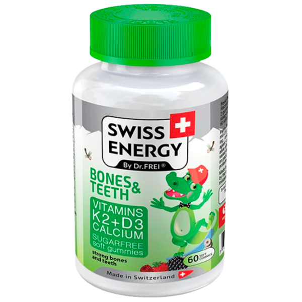 Vitamine și minerale Dr.Frei Swiss Energy BONES&TEETH  60  photo 1