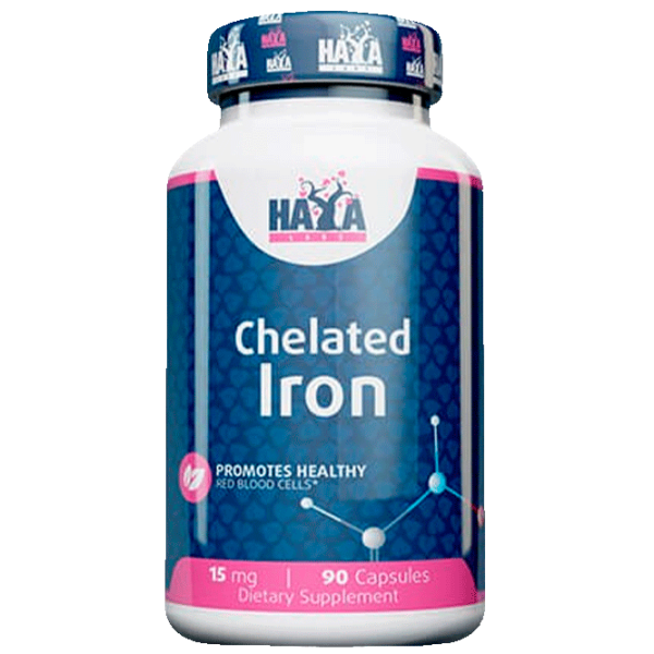 Vitamine și minerale Haya Labs Chelated Iron 853809007899  90 capsule photo 1