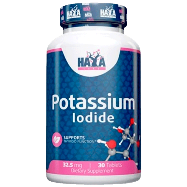 Vitamine și minerale Haya Labs POTASSIUM IODIDE 854822007170 30  photo 1