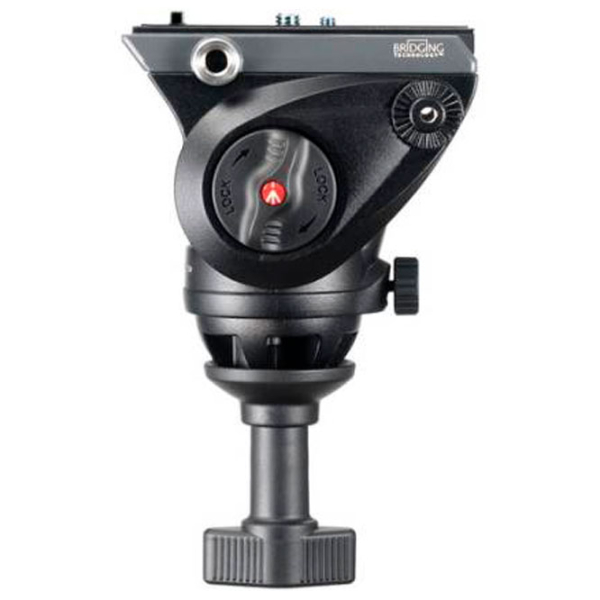 Trepied Manfrotto 500 TWIN ALU LEG VIDEO SYSTEM Black Pe podea photo 2