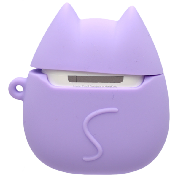Căști Hoco EW45 + husa Lilac cat White Fără fir / /  photo 4