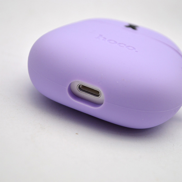 Căști Hoco EW45 + husa Lilac cat White Fără fir / /  photo 6