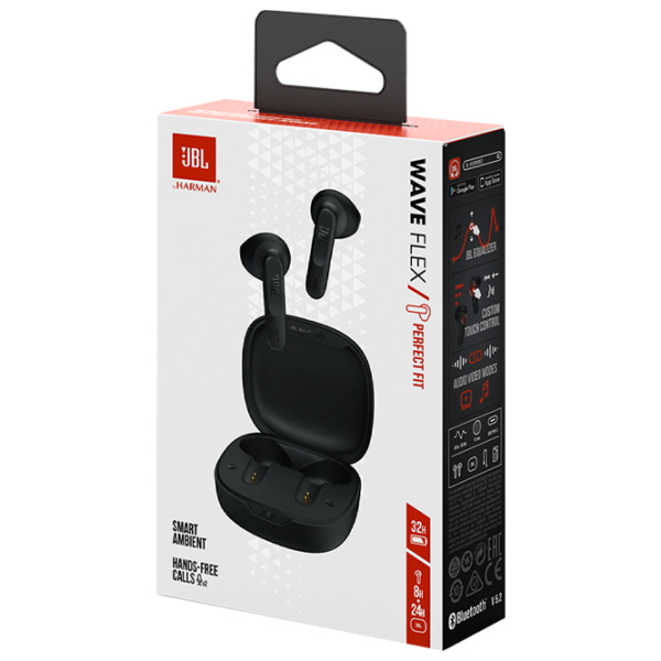 Căști JBL Wave Flex Black Fără fir / Personal / In ear photo 9