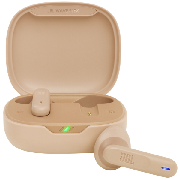 Căști JBL Wave Flex Beige Fără fir / Personal / In ear photo 1