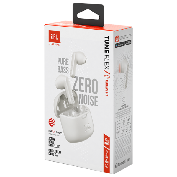 Căști JBL Tune Flex White Fără fir / Personal / In ear photo 10