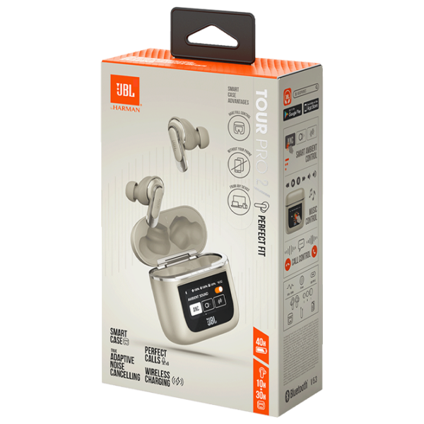 Căști JBL Tour Pro 2 Silver Fără fir / Personal / In ear photo 10