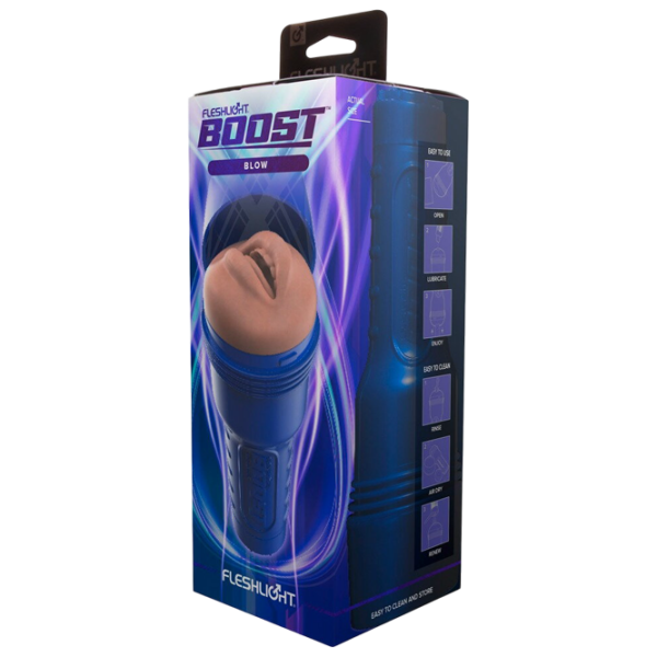 Мастурбатор Fleshlight Boost Blow Light Medium Бежевый  photo 4