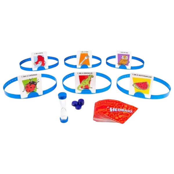 Joc de masă Spin Master Hedbanz Joc de logică, 7+ photo 1