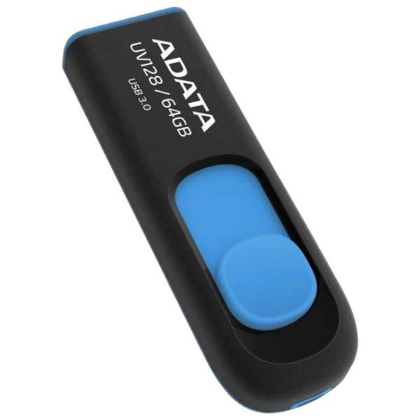 USB Flash ADATA UV128 64 GB Black USB 3.0, Plastic photo 2