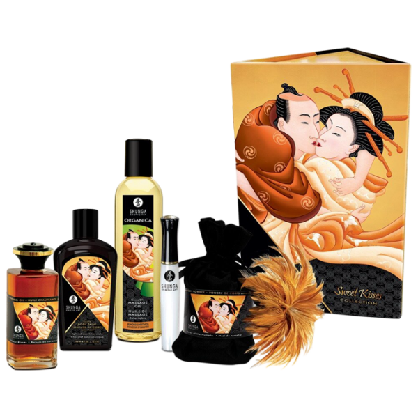 Ulei pentru masaj Shunga Set Sweet Kisses fără miros 0.605l  photo 1