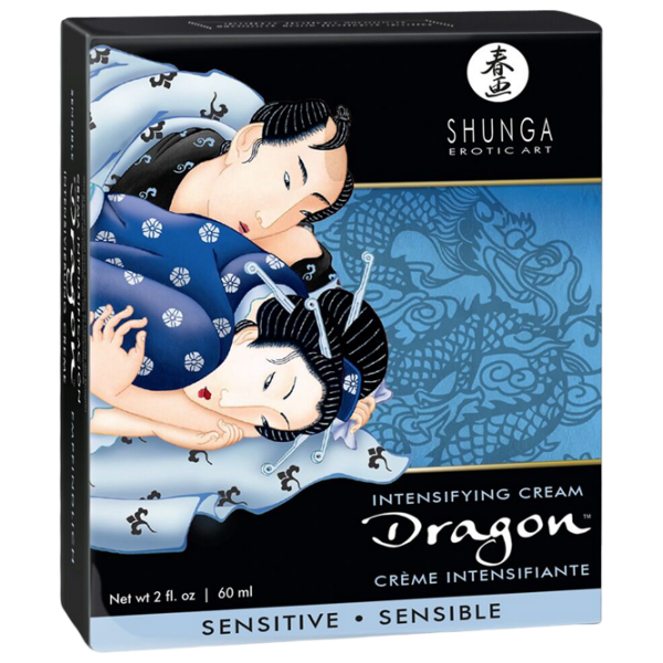 Ulei pentru masaj Shunga Dragon Intensifying Cream Sensitive fără miros 0.06l  photo 2