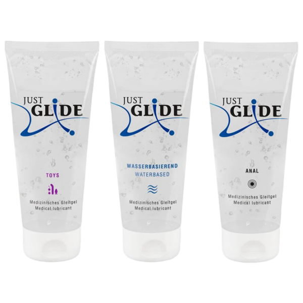 Масло для массажа Just Glide Water-base & Anal & Toys без запаха 0.6л  photo 1
