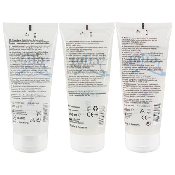 Масло для массажа Just Glide Water-base & Anal & Toys без запаха 0.6л  photo 2