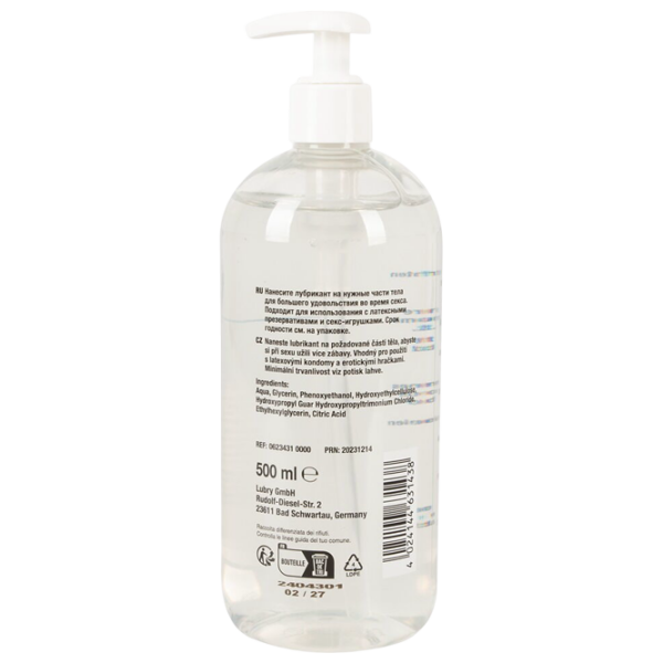 Lubrifiant Just Glide Anal fără miros 0.5l  photo 4