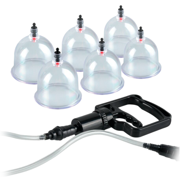 Set de cupping Fetish Fantasy Beginner’s 6 pc. Cupping Set Transparent  photo 1