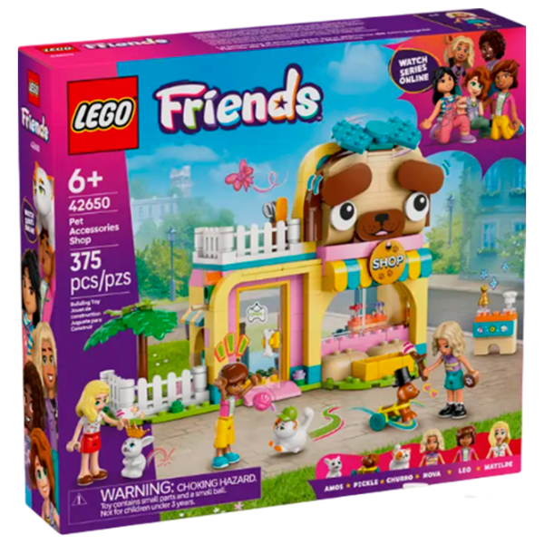 Constructor LEGO Pet Accessories Shop Multicolor Numărul de piese 375, 6+ photo 1