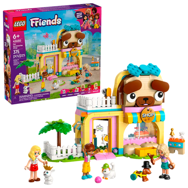 Constructor LEGO Pet Accessories Shop Multicolor Numărul de piese 375, 6+ photo 3
