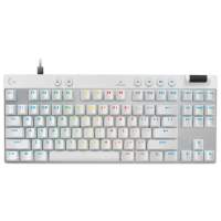 Tastatură Logitech G PRO X TKL Rapid White Gaming, Cu fir