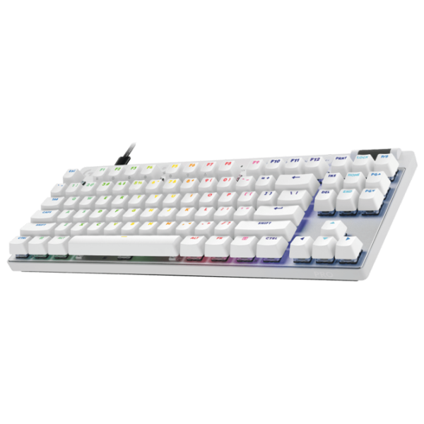 Tastatură Logitech G PRO X TKL Rapid White Gaming, Cu fir photo 2