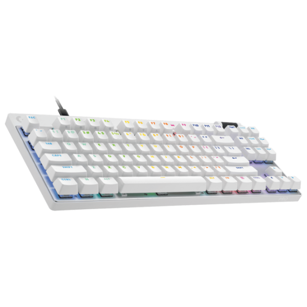 Tastatură Logitech G PRO X TKL Rapid White Gaming, Cu fir photo 3