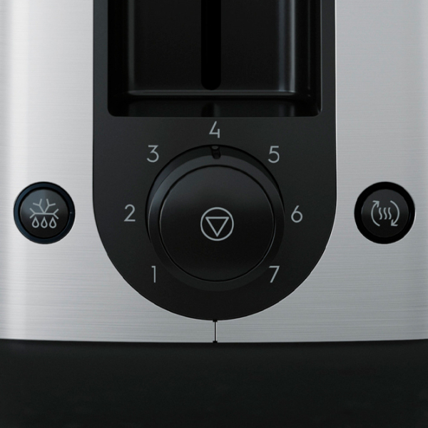 Toster Electrolux E3T1-3ST Silver 800 W, Numărul de grade de prăjire: 7 photo 2