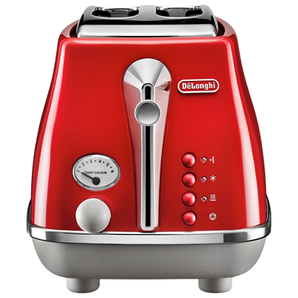 Toster DeLonghi CTOC 2103 R Red 900 W, Numărul de grade de prăjire: 6 photo 1