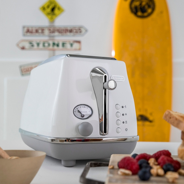 Toster DeLonghi CTOC 2103 W White 900 W, Numărul de grade de prăjire: 6 photo 7