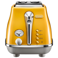 Toster DeLonghi CTOC 2103 Y Yellow 900 W, Numărul de grade de prăjire: 6