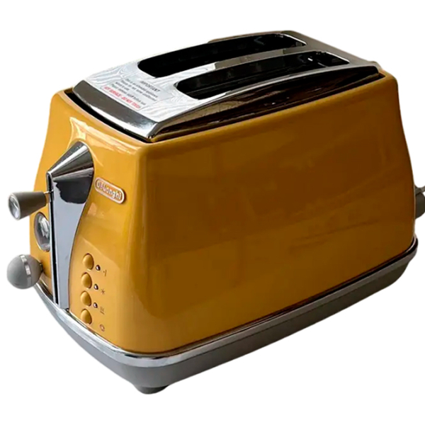 Toster DeLonghi CTOC 2103 Y Yellow 900 W, Numărul de grade de prăjire: 6 photo 4